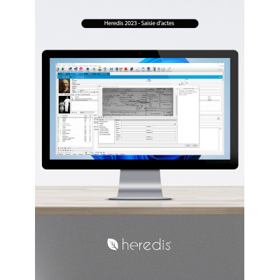 Coffret Heredis Pro Windows : Généalogie Simplifiée