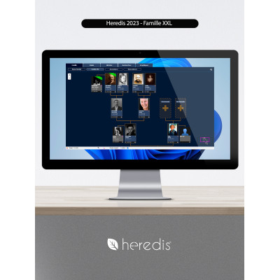 Coffret Heredis Pro Windows : Généalogie Simplifiée