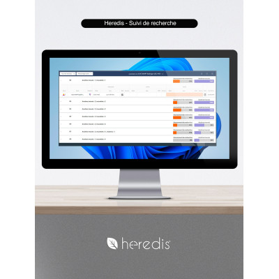 Coffret Heredis Pro Windows : Généalogie Simplifiée