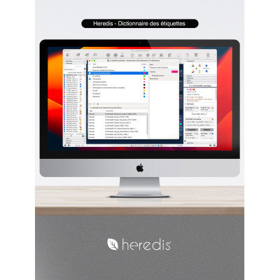 Coffret Heredis Pro Windows & Mac : Généalogie