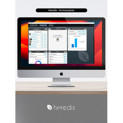 Coffret Heredis Pro Windows & Mac : Généalogie