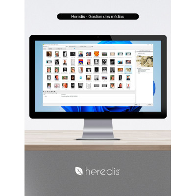 Heredis Windows Standard : Logiciel de Généalogie