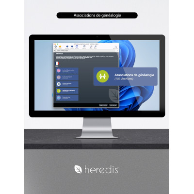 Coffret Heredis Pro Windows : Généalogie Simplifiée