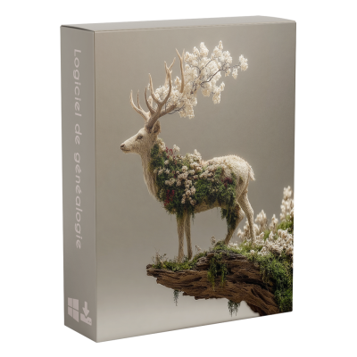 Coffret Mise à jour Heredis 2026 pour Windows