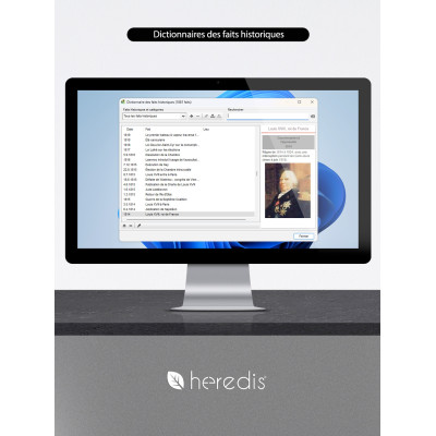 Mise à jour Heredis 2027 Pro pour Windows